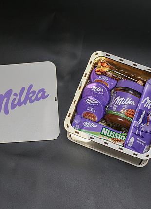 Подарочный бокс milka
