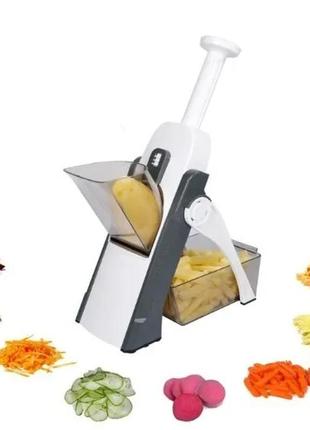 Терка для овочів brava spring slicer ресторанна якість нарізки овочів на вашій кухні2 фото