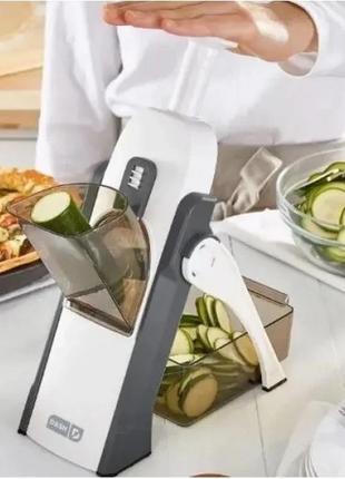 Терка для овочів brava spring slicer ресторанна якість нарізки овочів на вашій кухні4 фото