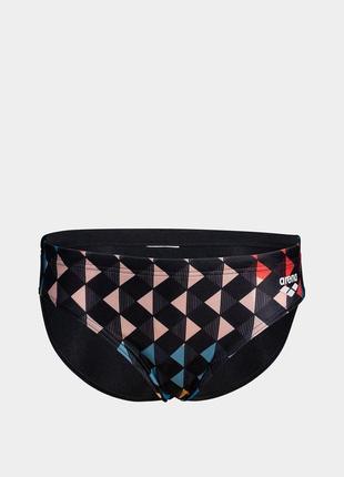 Плавки-сліпи для хлопців arena carnival swim briefs чорний, мультиколор діт 152см