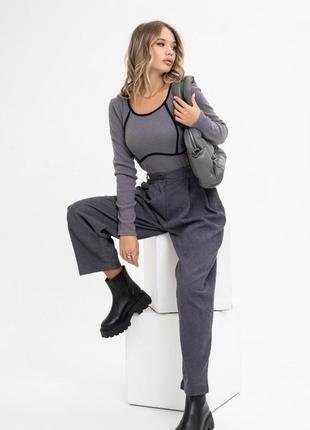 Ботинки маломерки цвет черный размер 38 fi_005701