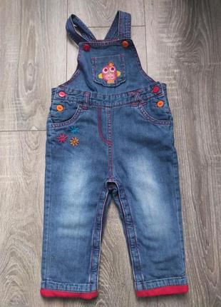 Комбинезон джинсовый для девинки