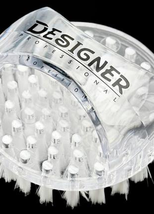 М'яка щітка дизайнер 4.5 см х 6 см для змітання манікюрного пилу