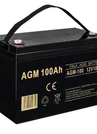 Акумулятор agm 12v 100ah vrla/ акумулятор для дбж volt polska agm 12v 100ah vrla. необслуговуваний акумулятор agm 12v 100ah