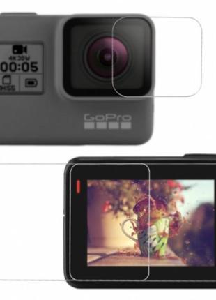 Защитная пленка для gopro hero 5, 6, 7 black (2 шт.) (код № xtgp350)