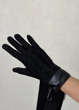 Sale💙 перчатки женские черные новые