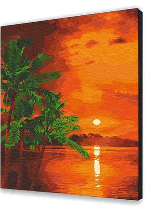 Картина по номерам с лаком artcraft "вечер на бали" 40*50 см 10571-ac