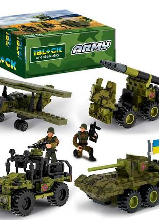 Конструктор iblock армия mix 83-140 деталей pl-921-425