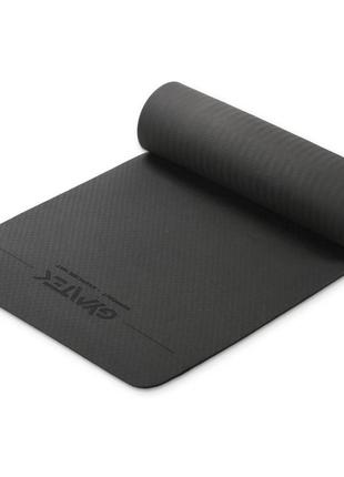 Коврик (мат) для фитнеса и йоги gymtek тре 0,5 см черный