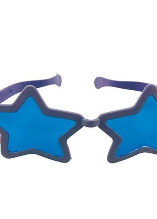 Окуляри великі зірочки фіолетові k250 violet