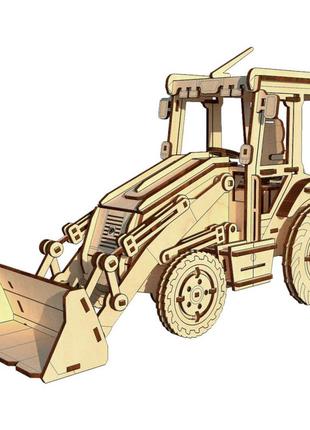 Деревянный конструктор "экскаватор" opz-005, 202 детали