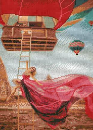 Алмазна мозаїка підіймаючись на кулю strateg 30х40 см hx511