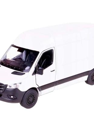 Машинка mercedes-benz sprinter металлическая инерционная 4 цвета kt5426w