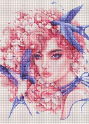 Алмазная мозаика "мелодичная" идейка amo7264 40х50 см