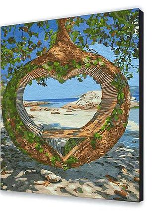 Картина за номерами з лаком artcraft "романтичні філіппіни" 40*50 см 10579-ac