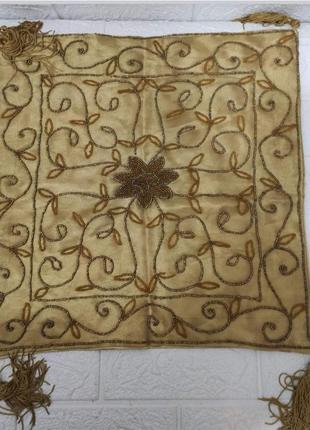 Наволочка с бисером на замочку