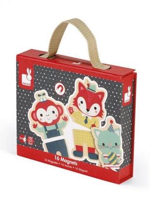 Игровые магнитные фигурки janod животные j08015