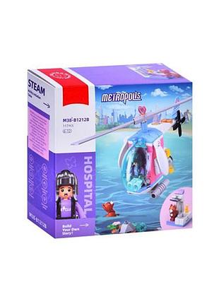 Конструктор дитячий «metropolis hospital» m38-b1212b 117 деталей