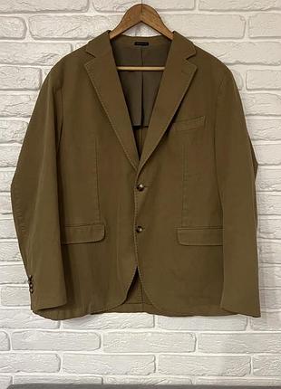 Стильный бежевый мужской пиджак massimo dutti