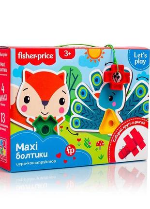 Игра-конструктор "fisher price. maxi-болтики" (укр) vt2905-232 фото