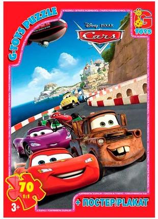 Пазлы детские "тачки" z10218, 70 элементов