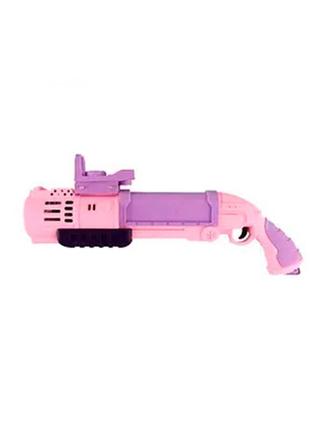 Пистолет с мыльными пузырями на батарейках 2 цвета 2201-4