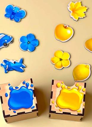 Сортер волшебный комодик "цвета" деревянный псд071