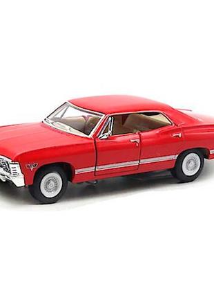 Машинка chevrolet classic-collection металлическая инерционная 4 цвета kt5458w