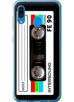 Чехол на samsung galaxy a30 2019 a305f кассета с90 из силикона fch_0024791