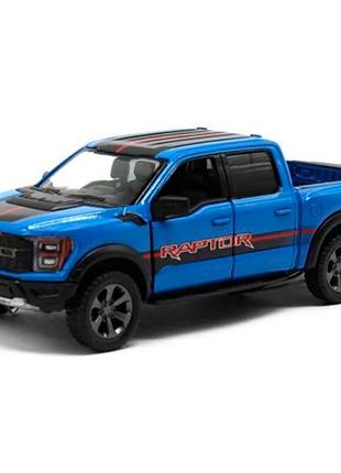 Машинка пикап ford f-150 raptor металлическая инерционная 4 цвета kt5436fw