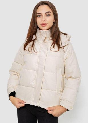 Куртка женская демисезонная с рукавом реглан, цвет молочный, 244re115