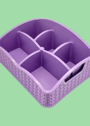 Органайзер для косметики та прикрас пластиковий rl084 підставка для зберігання косметики 28*21 cm h 12 cm variomarket