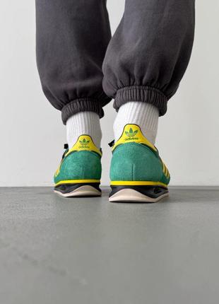 Adidas sl 72 rs green, кросівки чоловічі адідас, жіночі кросівки адідас зелені5 фото