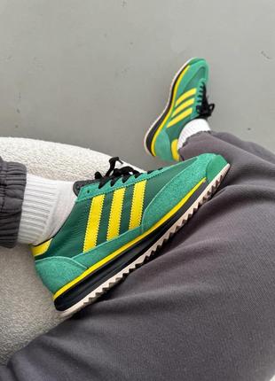 Adidas sl 72 rs green, кросівки чоловічі адідас, жіночі кросівки адідас зелені9 фото