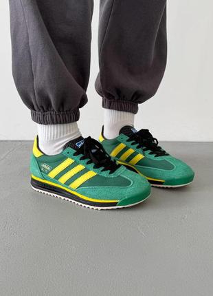 Adidas sl 72 rs green, кросівки чоловічі адідас, жіночі кросівки адідас зелені10 фото