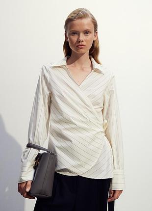 Нова бавовняна блуза, рубашка, сорочка h&m. нова колекція!