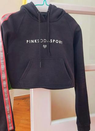 Укорочене худі pink soda