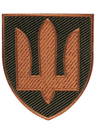 Шеврон мед. служба тризуб кольоровий