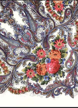 Платок платок с тороками шерстяной 💯 % шерсть «сон бабочки»