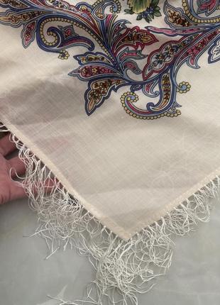 Платок платок с тороками шерстяной 💯 % шерсть «сон бабочки»