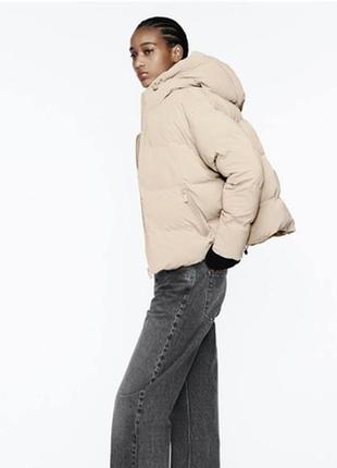 Zara тепла куртка прорезинена