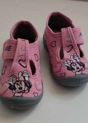 Детские тапочки minnie