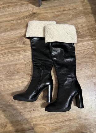 Ботфорты сапоги zara2 фото