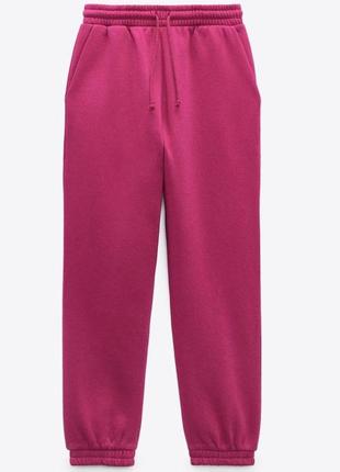 Спортивные штаны утепленные джоггеры зара zara m