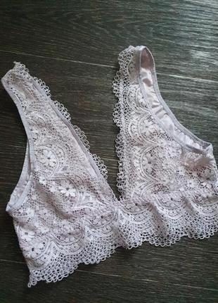 Красивый кружевной бюстик бралетт  victoria's secret