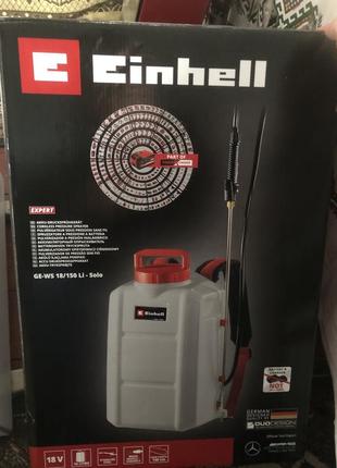 Акумуляторний обприскувач високого тиску einhell ge-ws 18/150 li-solo