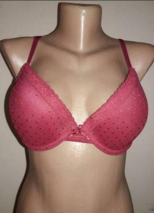 Бюстгалтер фуксия чашка в с объемом 75-80