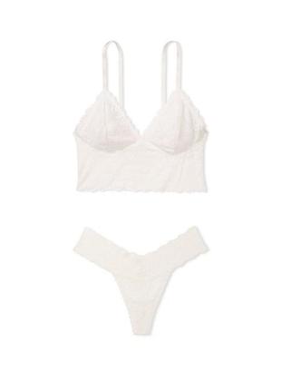 Мереживний комплект білизни victoria's secret pink