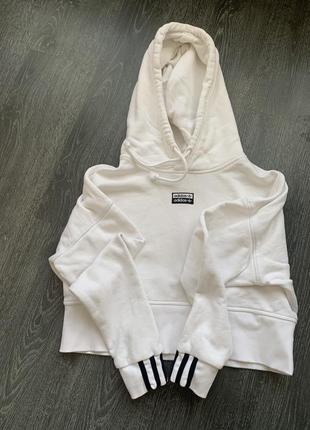 Укороченный свитшот adidas
