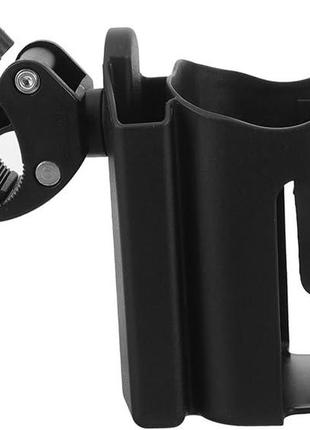 Подстаканник для коляски с отсеком под телефон flexyhold, черный